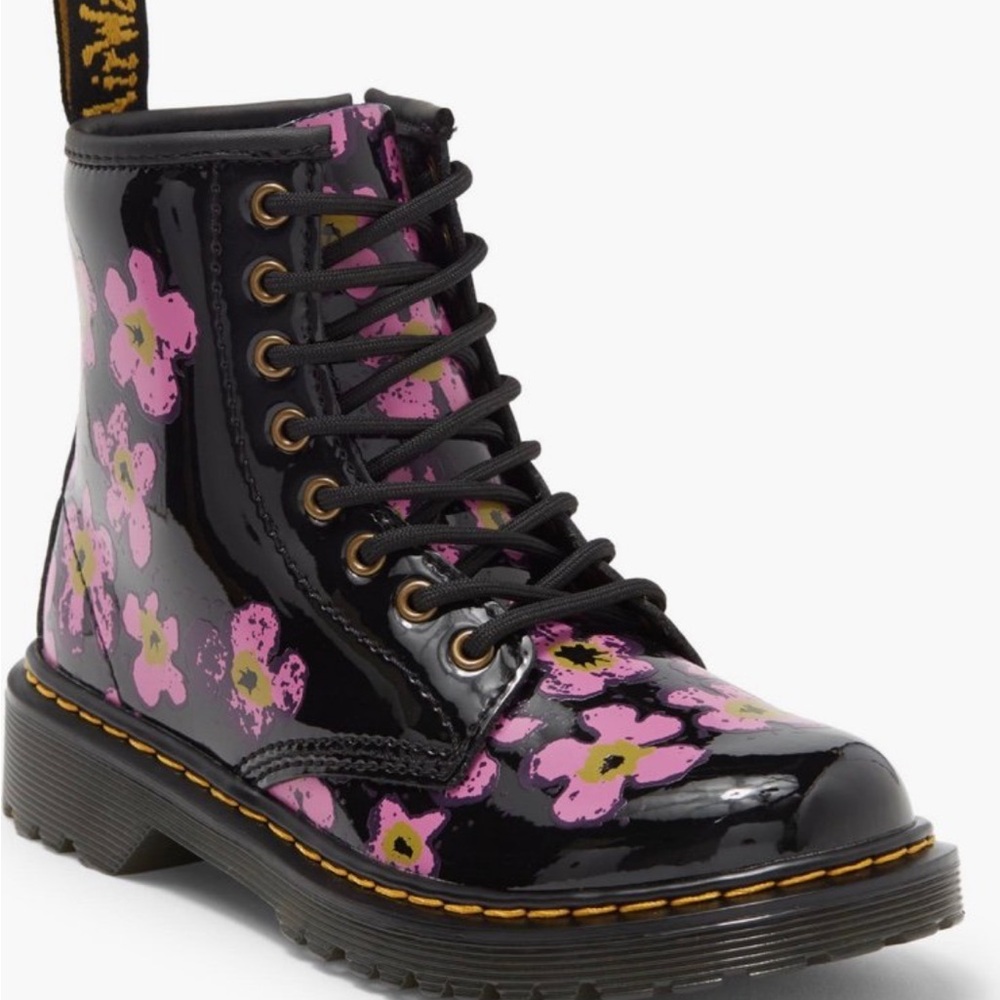 Dr marten 1460 floral lace boot size 6US.